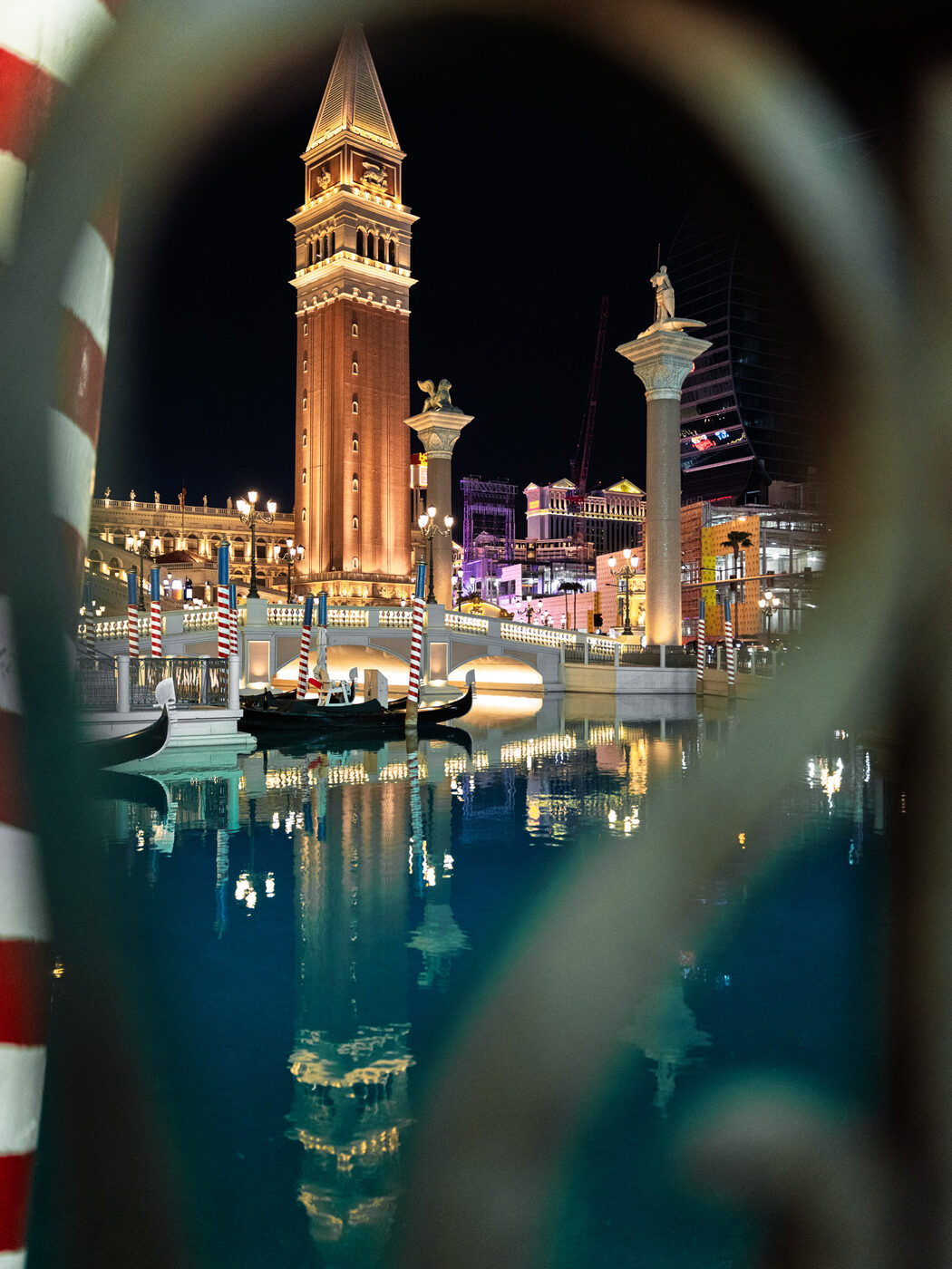 Venetian campanile and canal